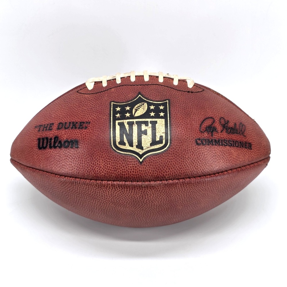 Authentic Wilson F1100 THE DUKE Leather Official Size NFL Football Game Ball